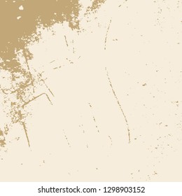 Distressed Texture in beige colors. Empty aged grunge background for your design. EPS10 vector.