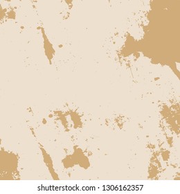 Distressed Texture in beige colors. Empty aged grunge background for your design. EPS10 vector.
