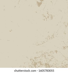 Distressed Texture in beige colors. Empty aged grunge background for your design. EPS10 vector