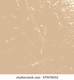 Distressed Texture in beige colors. Empty aged grunge background for your design. EPS10 vector.