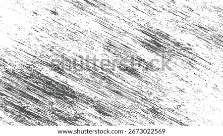 distressed texture with diagonal grey streaks and speckles on a white background.