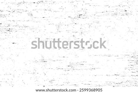 Distressed texture. Grainy overlay effect. Damaged background with scratches. Grunge retro effect with dust. Vintage photo template with spots. Vector illustration.