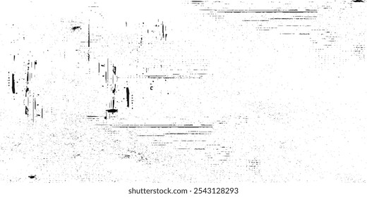 Distressed texture grainy wall. Abstract grunge texture design. Vector black and white grunge background. Abstract monochrome pattern