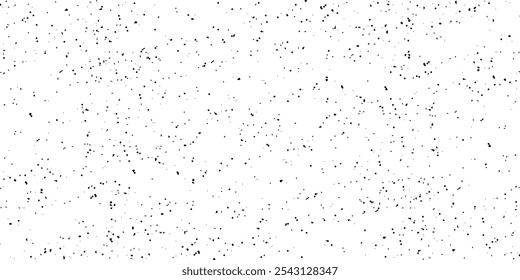 Distressed texture grainy wall. Black and white grunge urban texture vector with copy space. Abstract illustration surface dust and rough dirty wall background with empty template.