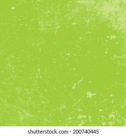 Distressed Texture Of Green Color, For Your Design. EPS10 Vector.