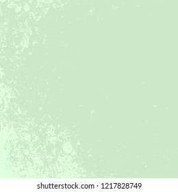 Distressed Texture in mint green colors. Empty aged grunge background for your design. EPS10 vector.