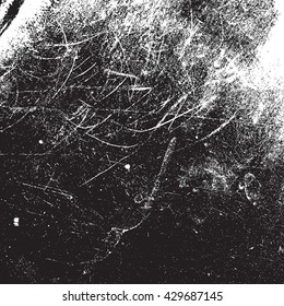 Distressed Texture. Overlay Background. Grunge Element. Empty design element. EPS10 vector.