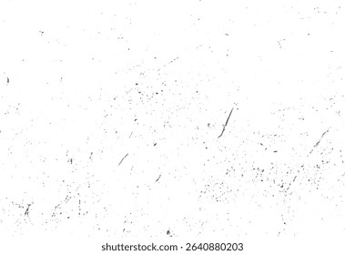 Distressed texture overlay grungy surface with scratches and specks for a vintage look in design projects adds depth and age