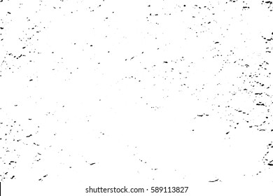 Distressed texture with subtle noise. Obsolete concrete wall. Weathered asphalt surface. Black and white monochrome vector texture. Aged and scratched stone overlay for vintage effect. Grit trace