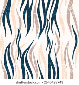Distressed texture of weaving abstract Illustration animal print. Animal Print Pattern Seamless texture. Safari patterns Background design for cloth,Natural colors textile, wrapping paper,wallpaper.