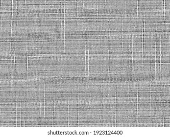 Distressed texture of weaving fabric.  Abstract halftone vector illustration.