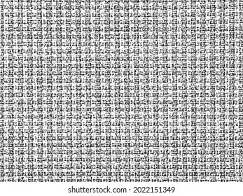 Bedrängte Textur des Webgewebes. Halftone Vektorgrafik.
