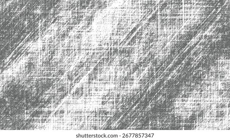 Un fondo texturizado afligido con caóticas líneas grises y blancas y Formas que crean un aspecto desgastado.