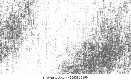 Un fondo texturizado afligido con patrones abstractos grises y blancos y rasguños ásperos.