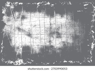 Fundo texturizado angustiado com linhas de grade e efeito grunge manchado em tons de cinza e branco