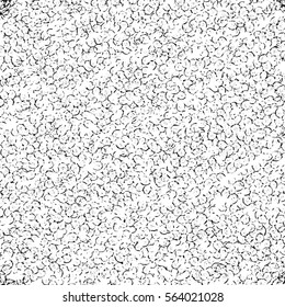 Distressed Thread overlay texture. Grunge empty background. Cloth black cover. EPS10 vector.
