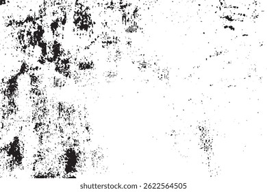 Distressed uneven background Grunge texture overlay with rough and fine grains isolated
