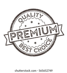 Distressed Vector Stamp Seal - Premium Quality - Simple Grunge Sign