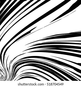 Distressed Wavy Lines Black Overlay Texture For Your Design. EPS10 vector.