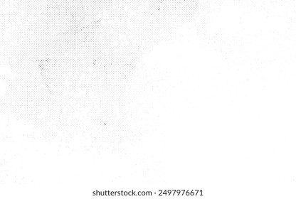 Distressed white grainy halftone texture. Dust overlay textured. Grain noise particles - Black and white seamless pattern effects and rusted black background. Vector illustration