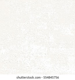 Distressed white wall texture. Abstract vector.