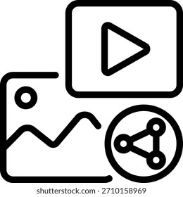 Illustrationsvektor für verteilte Linien