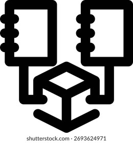 Verteiltes Buch, Dezentralisierung, Dezentralisiertes Gliederungssymbol