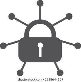 Distributed Network Lock and Connected Hub Symbol
