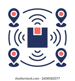 Distribution Channels Icon Element for Design