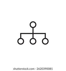 distribution icon editable outline stroke vector eps
