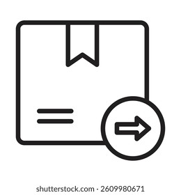 distribution icon Line Art Logo set