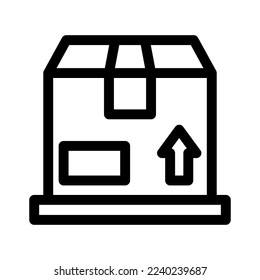 icono de distribución o logotipo símbolo de signo aislado ilustración vectorial - iconos vectoriales de estilo negro de alta calidad
