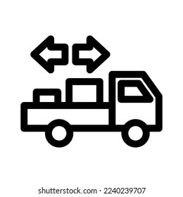 distribution icon or logo isolated sign symbol vector illustration - high quality black style vector icons
