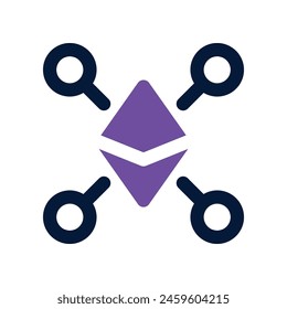 distribution icon. vector dual tone icon for your website, mobile, presentation, and logo design.