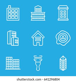 Distribution icons set.  