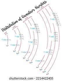 Distribution Of Quantum Numbers Of Electrons In A Ground State Atom