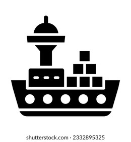 Icono De Glifo Vector De Distribución Para Uso Personal Y Comercial.
