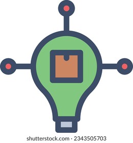 distribución Ilustración vectorial en un fondo transparente.Símbolos de calidad premium.Icono vectorial de trazo para el concepto y el diseño gráfico. 
