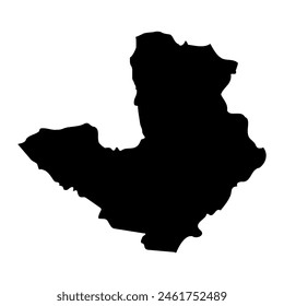 District 7 map, administrative division of Malta. Vector illustration.