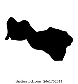 District 8 map, administrative division of Malta. Vector illustration.