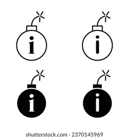 Icono de Innovación Distruptiva conjunto de estilo negro relleno y delineado. adecuado para diseños de interfaz de usuario