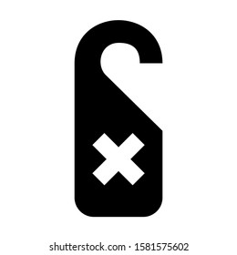 disturb icon isolated sign symbol vector illustration - high quality black style vector icons
