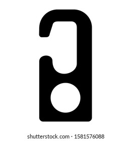 disturb icon isolated sign symbol vector illustration - high quality black style vector icons
