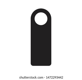 Disturb sign service icon ,hotel sign