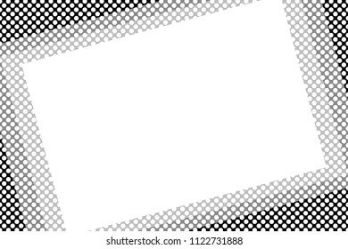 Dither pattern picture frame, polka dot pattern, dither, dimple, punching metal,