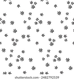 ditsy daisy pequeña flor que repite la baldosa de patrón sin costuras