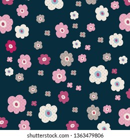 Ditsy floral background. Liberty style. fabric, covers, manufacturing, wallpapers, print, gift wrap.