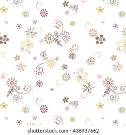 Ditsy floral background. Liberty style. fabric, covers, manufacturing, wallpapers, print, gift wrap.