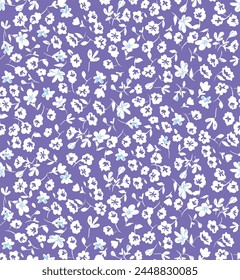 ditsy floral pattern, seamless, floral, flowers, ditsy flowers and dots seamless repeat pattern set. Bundle of vector millefleurs all over surface prints.
