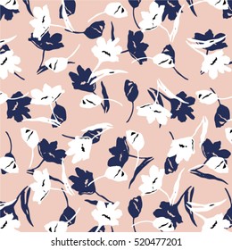 Ditsy Floral Pattern, Seamless In Vector.
